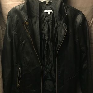 Faux Leather Jacket